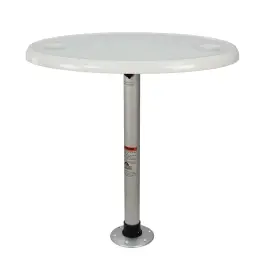 1691227-l1 Springfield Marine Thread-lock Electrified Oval Table Package With Led Lig