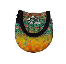Rcfd10-f20 Stripee Reel Creel Neoprene Fly Fishing Cover Small Fits 2.5 Inch -3.5 Diameter