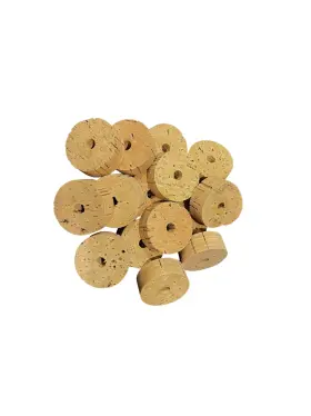 Tacklezoom 601954527690 Cork Rings For Rod Building 1.25 Inch X 0.5 With 6mm Bore 25 Pieces Fishi
