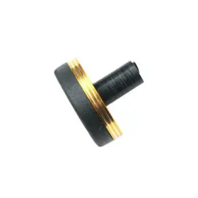 Teamwill 737417950009 Rod Butt Cap Building And Repair Component Parts Fishing Pole Gold