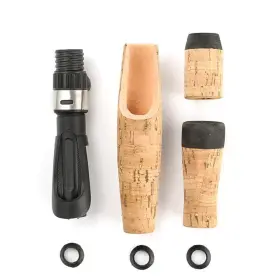Teamwill 793288390443 Spinning Fishing Rod Handle Composite Cork For Building Reel Seat #2