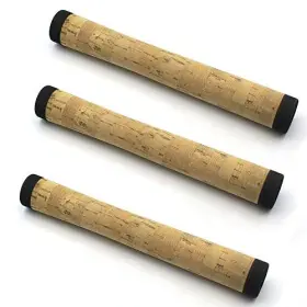 Teamwill Woodrear 3 3pcs Fishing Rod Handle Composite Cork Grip Diy Building Repair Ultra #3