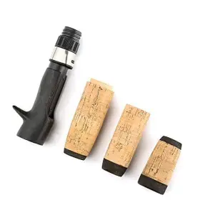 Woodrodno5 Teamwill 1 Set Composite Cork Spinning Fishing Rod Handle Split Grips #2