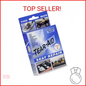 Tear-aid 699337200858 Vinyl Seat Repair Kit Type B Clear Patch For And Vinyl-coated Ma
