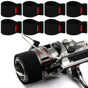 Teyva Daily Daily-0374 8 Pcs Fishing Spinning Reel Cover Spool Belt Protection Accessories