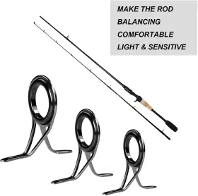 Thkfish 698253025705 Fishing Rod Repair Kit Tip Spinning Casting Guides #2