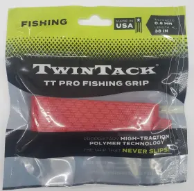 Twintack 608028715748 Pro Fishing Grip Twin Tack Snapper Red High Traction Polymer 38 Inch 8c2