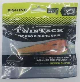 Twintack 608028715786 Pro Fishing Grip Twin Tack Fire Tiger High Traction Polymer 38 Inch 8c5