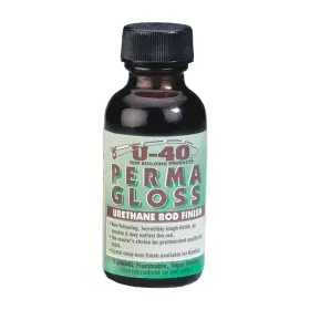 U40-1 U-40 486378858636 Perma Gloss Urethane Rod Finish 1oz
