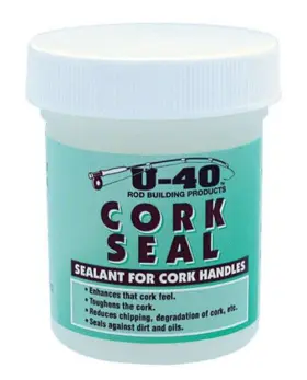 80800 U.a.a. U-40 2 Ounce Cork Handle Sealant For Rod Building And Repair U403