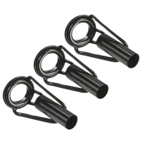 Uxcell 745065811054 5.0mm Tube Dia Fishing Rod Tips Repair Kit 3pcs Stainless Steel Ring Guide