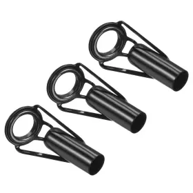 Uxcell 745065811108 7.0mm Tube Dia Fishing Rod Tips Repair Kit 3pcs Stainless Steel Ring Guide