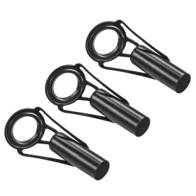 Uxcell 745065811122 3pcs 8.0mm Tube Dia Fishing Rod Tips Repair Kit Stainless Steel Ring Guide