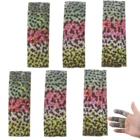 Vrotqyn Gjm1038 6 Pcs Professional Fly Fishing Finger Guards Wear-resistant Protective Tabs F