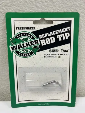 Walker Fishing Tackle Ct/70 2 New -walker Spinning Or Casting Replacement Rod Tip Size 7/64 Inch #2