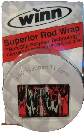 Ow11-wf Winn Grips 96 Inch Superior Fishing Rod Wrap Overwrap Wild Fire Camo
