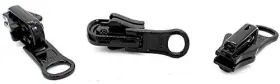 5ykkrev Ykk Zipper Repair Kit - #5 Vislon Reversible Fancy Sliders Choose Your Black