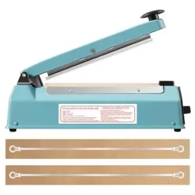 Ft2001 Youyalapin Metal Body Impulse Sealer Manual Heat Machine For Plastic 8 Inch Blue #2