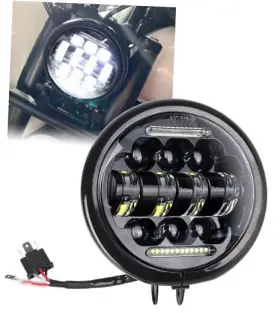 Zm-ha01b-b Zhi-shing 5-3/4 Inch Led Motorcycle Headlight With Housing Bucket Trim Ring