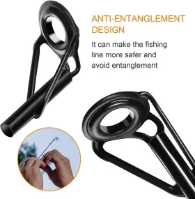 Zhongshan Osbang New Material Co. Ltd 726084555228 Fishing Rod Repair Kit With Glue Tips Guides Replacement #3