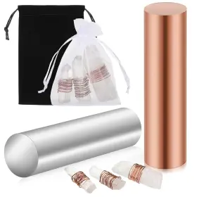 Zonon 313033945973 Pure Copper Zinc Rods Set Pharaoh Rod Egyptian Tuning Calibration Healing