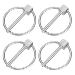 Uxcell 4PCS 1/8" 1" Linch Pin With Ring, Stainless Steel Round. Fixed Price $16.99.