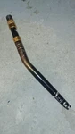 Curved Aftco Unibutt With Reel Seat Used Size UB4CBG Black Gold Offshore Fair. Fixed Price $74.99.