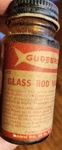 Very Vintage Glass Bottle Of Gudebrod Varnish. Fixed Price $10.50.