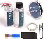 Ojydoiiiy Fishing Rod Repair Kit With Epoxy Glue, Wrapping Thread, Clipper, And. Fixed Price $14.47.