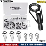Thkfish 30PCS Fishing Rod Tip Repair Kit Stainless Guide Replacement. Fixed Price $13.99.