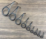 Fuji Byog Fishing Rod Guides Black Frame Oxide Rings Building Wrapping -lot 9. Fixed Price $19.75.