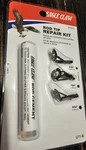 Eagle Claw Saltwater Rod Repair Kit - Pack Of 3 Black Tips & Cement #swtaec. Fixed Price $6.00.