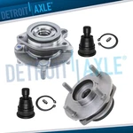 Front Wheel Bearing Hubs Assembly Lower Ball Joints For 2007- 2012 Nissan Versa. Fixed Price $100.71.