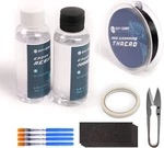 Ojydoiiiy Fishing Rod Repair Kit With Epoxy Glue, Wrapping Thread, Clipper, And. Fixed Price $17.57.