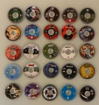 Psp 25 Umd Lot, For Parts Repair, Missing Inner Metal, Ring No Outer Case,. Fixed Price $75.00.