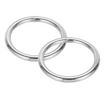 Patikil 2" Metal Rings, Pcs 304 Stainless Steel 5MMX50MM, Silver Tone. Fixed Price $9.78.