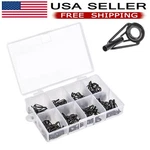 80X Sizes Ceramic Fishing Rod Guide Tips Top Eye Rings Line Repair Kits Usa. Fixed Price $12.55.