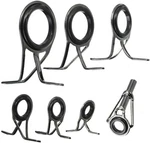 Honbay 7PCS Set Mixed Sizes Fishing Rod Eyes Guides Line Rings Repair Kit. Fixed Price $12.99.
