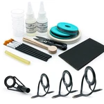 Fishtrip Fishing Rod Guides Tips Repair Kit, Standard, Black Epoxy Resin. Fixed Price $22.57.