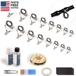 Ojy&doiiiy Fishing Rod Repair Kit, All-in-one Supplies For Pole Eyelets. Fixed Price $32.17.