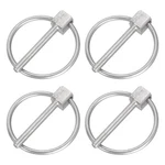 Uxcell 4PCS 1/8" 1" Linch Pin With Ring, Stainless Steel Round. Fixed Price $13.26.