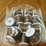 12 Gudebrod Space Dye 0055 Variegated Winding Thread Size 50 Yd Spools. Fixed Price $35.00.