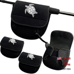 3 Pcs Fishing Spinning Reel Cover With Turtle Embroidery Black Classic. Fixed Price $22.26.