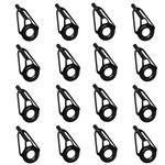 16 Pcs Black Fishing Rod Tip Ceramic Guide Rings Replacement Repair Set. Fixed Price $10.99.
