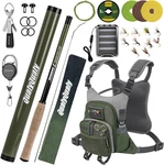 Qualyqualy Tenkara Fly Rod Combo Beginner Kit, Fishing 10.6FT/11.. Fixed Price $127.99.