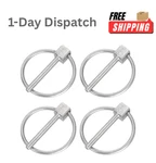 Uxcell 4PCS 1/8 Linch Pin With Ring Stainless Steel Silver. Fixed Price $14.56.