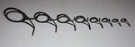 New Set Of 8 Fuji Bsvag Black Alconite Spinning Fishing Rod Guides #1 (50-12). Fixed Price $32.00.
