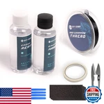 Ojydoiiiy Fishing Rod Repair Kit Epoxy Glue Wrapping Thread Clipper And Masking. Fixed Price $15.33.