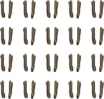Uxcell 20 Sets Double Open Zipper Repair Latch Kits, #5, Bronze Tone. Fixed Price $12.71.