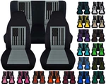 American Flag Seat Covers Fits Ford Bronco 1987-96 Front Rear Car. Fixed Price $164.99.